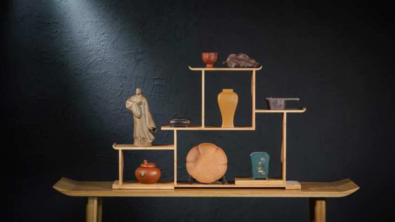 Nine craftsmen from Yixing work together to create these beautiful zisha teapots, and they are really fun to look at.