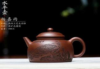 国工杨喜雨“水平壶”，原矿底槽清，200cc