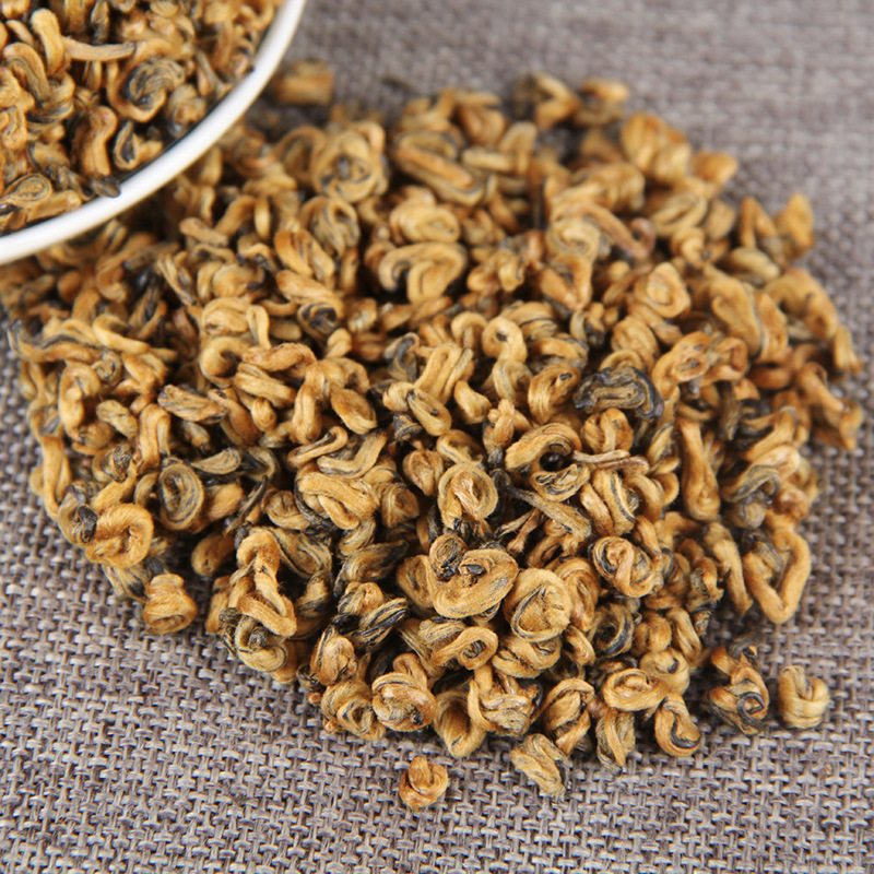 Yunnan Fengqing Golden Snail Dianhong Black Tea Golden Nuggets 500g