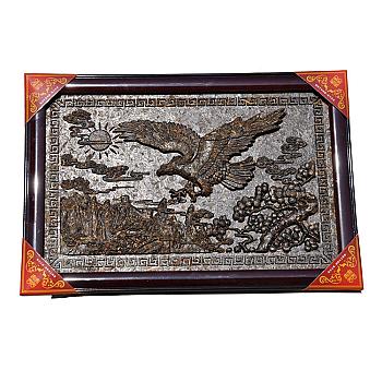 Pu'er artisanal tea carvings, craft pendants, large-scale tea plaques