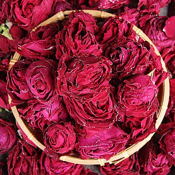 Yunnan Freeze-Dried Rose A Grade Large Petal Freeze-Dried Dark Red Rose Flower Tea