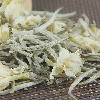 Wholesale New Tea Jasmine White Peony Silver Needle Rich Aroma Top Grade Jasmine Flower Tea Tender Buds Bulk White Peony Tea Leaves 500g