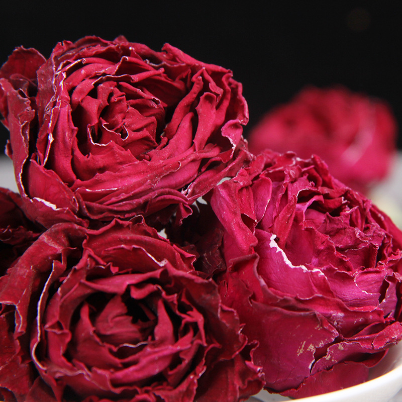 Yunnan Freeze-Dried Rose A Grade Large Petal Freeze-Dried Dark Red Rose Flower Tea