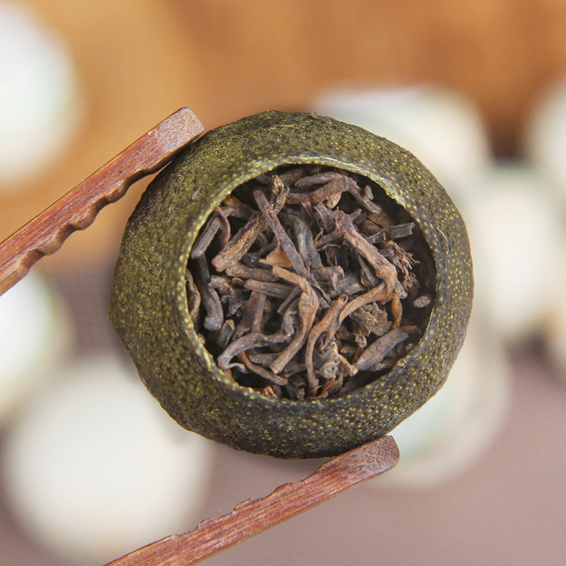 Xinhui Old Tree Sun-Dried Small Green Citrus, 5-Year Royal Citrus Black Tea, Small Orange, 500g