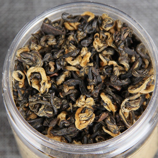 云南滇红茶小罐功夫红茶60г/банка