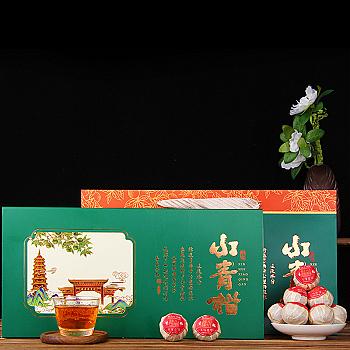 Xiaoqing Gan Pu'er ripe tea 8 years, Imperial New Hui Tianma Gan Pu tea, small citrus.
