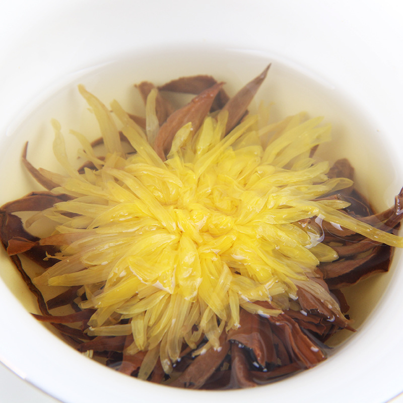 Yunnan Fengqing Dianhong Black Tea Handmade Chrysanthemum Dragon Pearls Chrysanthemum Black Tea