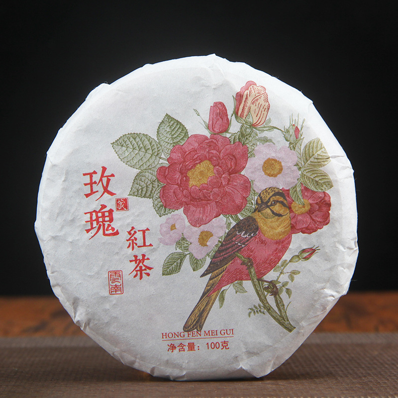 Yunnan hong cha gaoshan guishu shai hong mei guo hua guo mi xiang