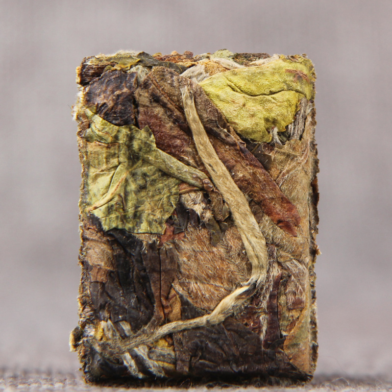 Yunnan White Tea Small Tuo Tea, Golden Brick White Tea, Small Square Brick White Tea
