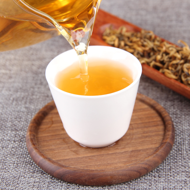 Yunnan Black Tea, Large-Leaf Dian Hong Tea, Honey-Scented Golden Buds, Honey-Scented Golden Silk Dian Hong Tea, Processed Black Tea, Free Shipping, Wholesale