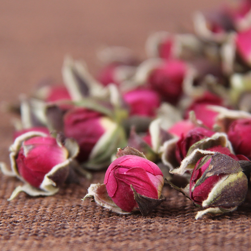 Yunnan Edible Dried Rose Buds, Bulk Grade