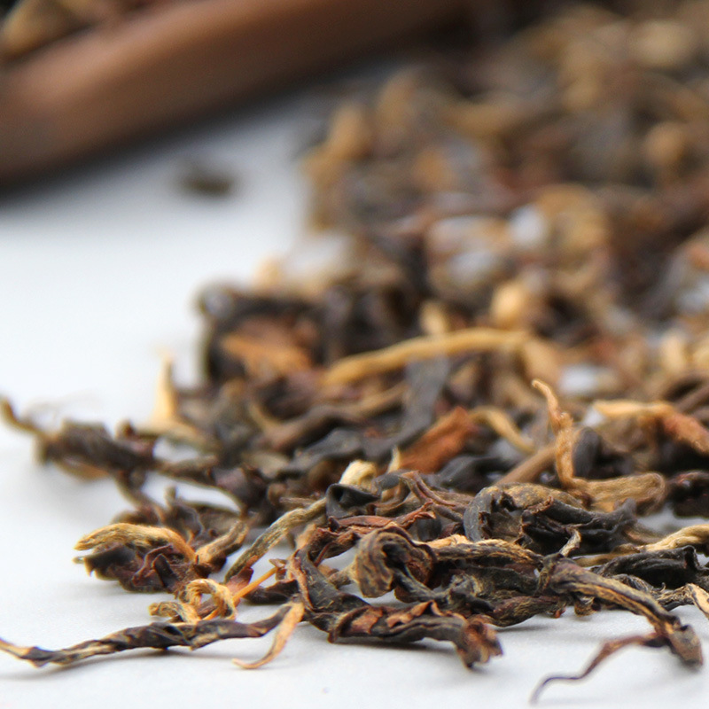 Yunnan Dian Hong Black Tea Wild Ancient Tree Sun-Dried Red Tea Floral Aroma 500g