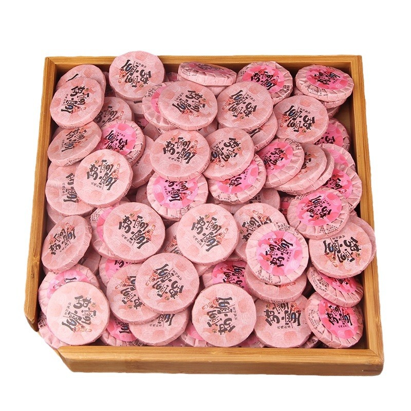 Rose black tea tuocha cake Yunnan Dian Hong tea sweet rose flower tea small tuocha flower tea wholesale