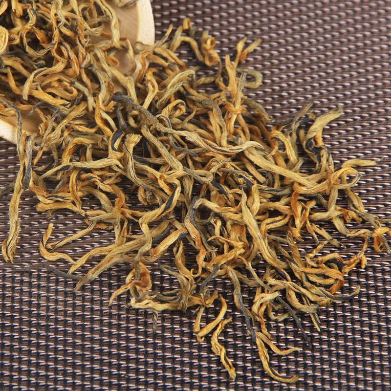 Yunnan Fenqing Dianhong Black Tea Banqi Golden Bud Tea, Golden Silk, Rich Aroma, 500g