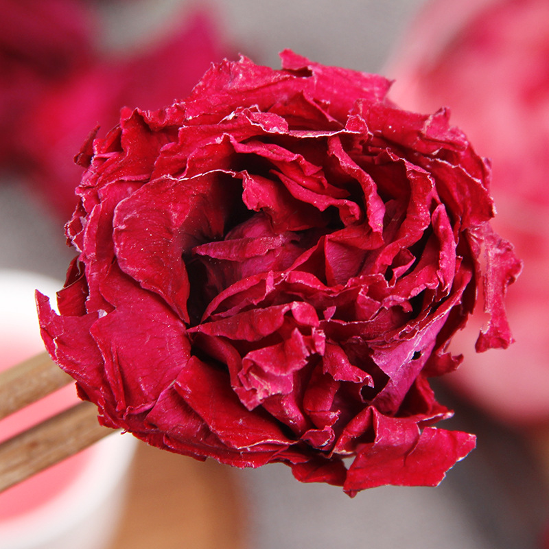 Yunnan Freeze-Dried Rose A Grade Large Petal Freeze-Dried Dark Red Rose Flower Tea