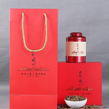 Yunnan Black Tea Leaves Golden Screw Yunnan Red Spring Tea Single Bud Gift Box Honey Aroma and Sweet Aftertaste 360g
