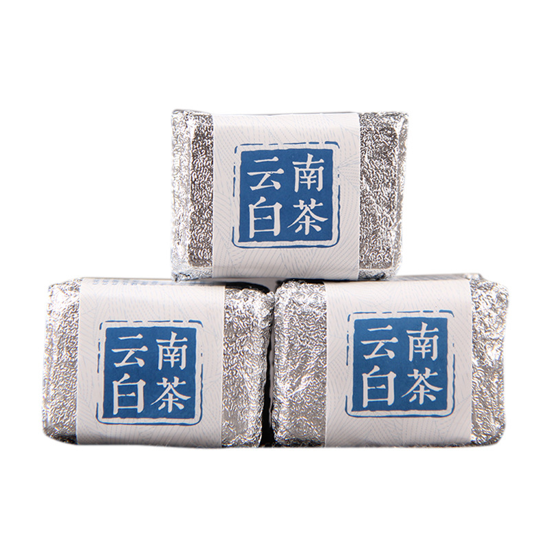 Yunnan White Tea Small Tuo Tea, Golden Brick White Tea, Small Square Brick White Tea