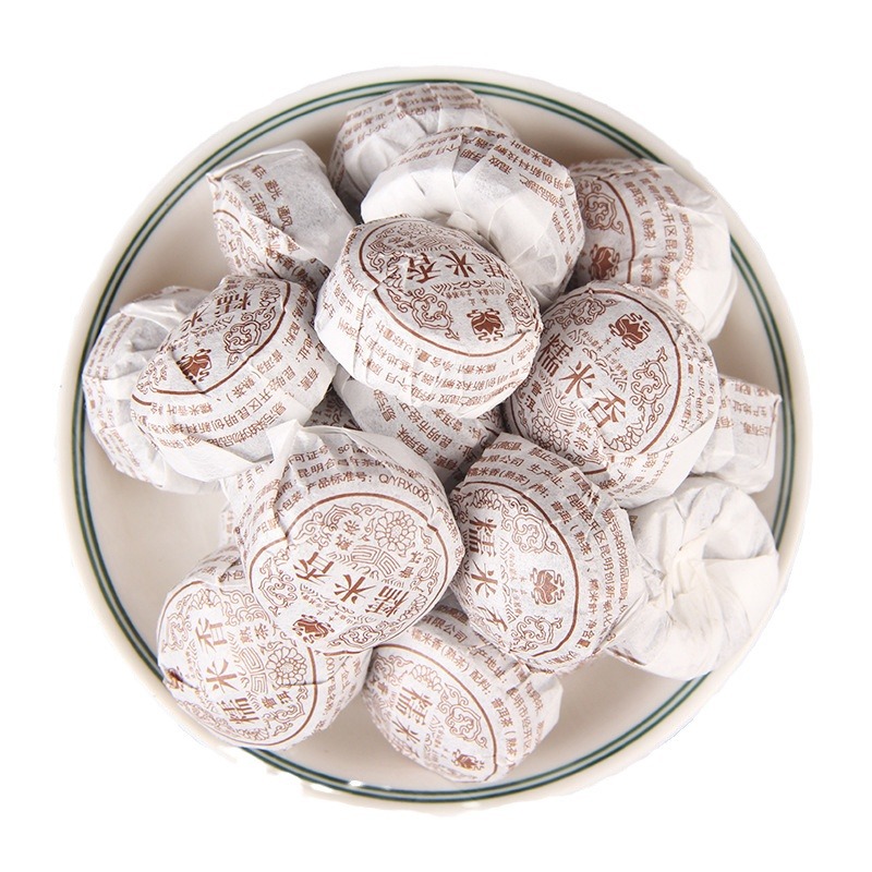 Yunnan MengHai Pu'er Tea, Ripe Tea, Mu Zhi Sticky Rice Tuo, Mini Sticky Rice Fragrant Tuo