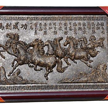 Pu'er tea, artisan tea sculpture, square pendant gift box set