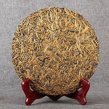 Yunnan Fengqing Ancient Tree Da Jin Ya Dian Hong Black Tea Cake, Rich Aroma Type