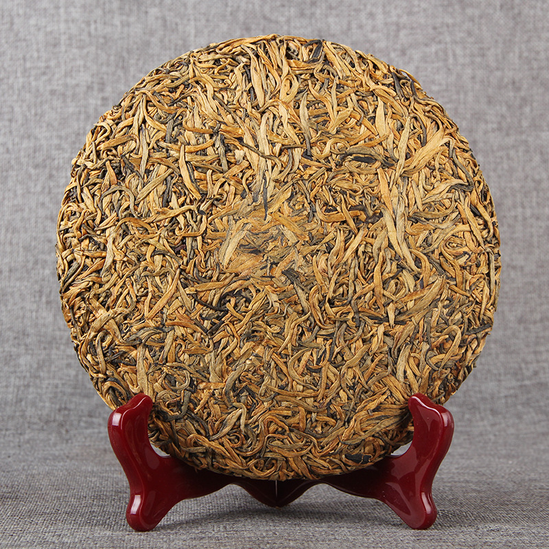 Yunnan Fengqing Ancient Tree Da Jin Ya Dian Hong Black Tea Cake, Rich Aroma Type