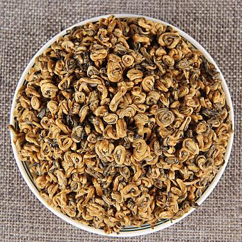 Yunnan Fengqing Golden Snail Dianhong Black Tea Golden Nuggets 500g