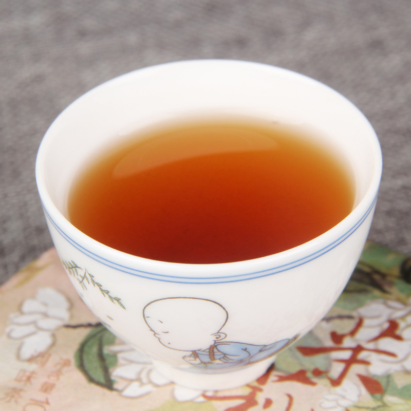 Pu'er Ripe Tea Jasmine Pu Ripe Tea Cake - Floral Fragrance Small Cake