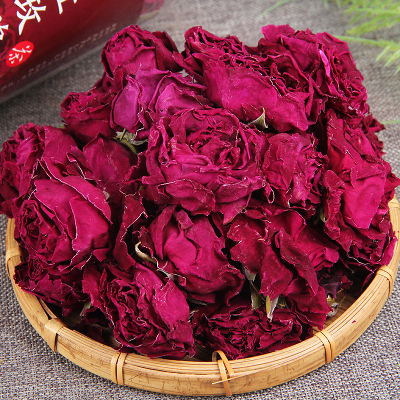Yunnan Freeze-Dried Dark Red Rose Flower Tea Gift Box