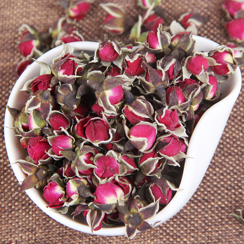 Yunnan Edible Dried Rose Buds, Bulk Grade