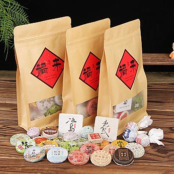 30 kinds of tea combinations: Pu-erh tea (raw and ripe), black tea, white tea, Iceland tea, flavored tea