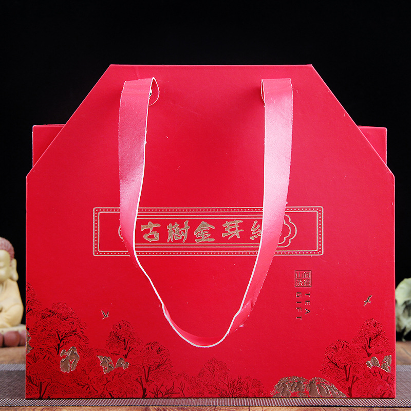 中秋茶礼古树金芽红金芽功夫红茶凤庆滇红茶500g/套