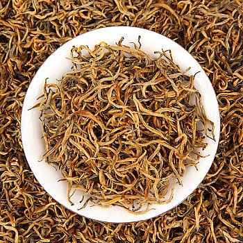 Yunnan Black Tea Superior Golden Silk Single Bud Fine Bud Old Tree Golden Silk Red Yunnan Tea Golden Bud Black Tea Fenqing Ancient Tree