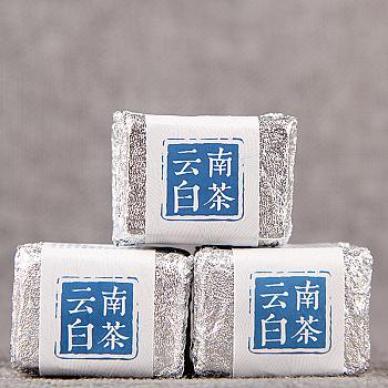 Yunnan White Tea Small Tuo Tea, Golden Brick White Tea, Small Square Brick White Tea