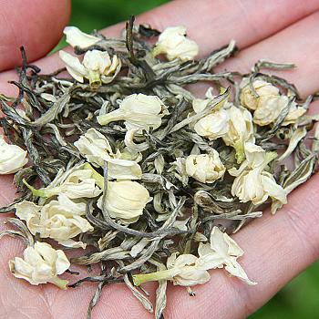 Yunnan Jasmine Flower Tea, Strong Fragrance, Single Bud, 500g