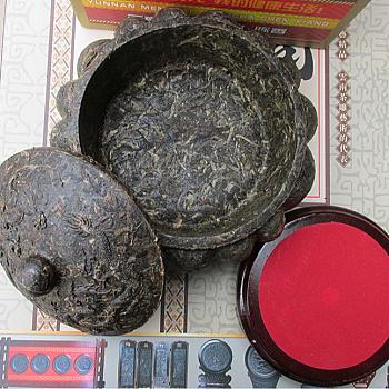Pu'er tea, tea crafts, Golden Pumpkin Longevity, Pu'er gift packaging, tea gift box