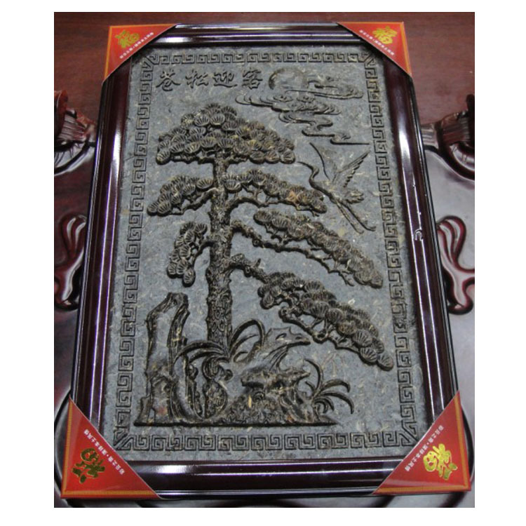 Yunnan Pu'er tea crafts, welcome pine tea plaques, ornaments, raw tea