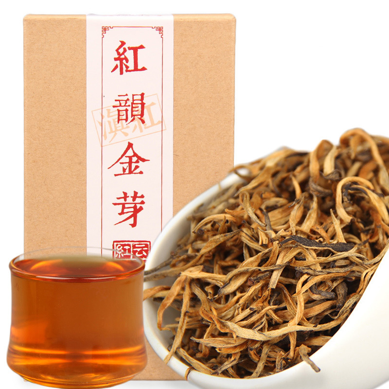 Yunnan Dian Hong Tea, Red Rhyme, Golden Bud, Dian Hong Broken Tea, 70g