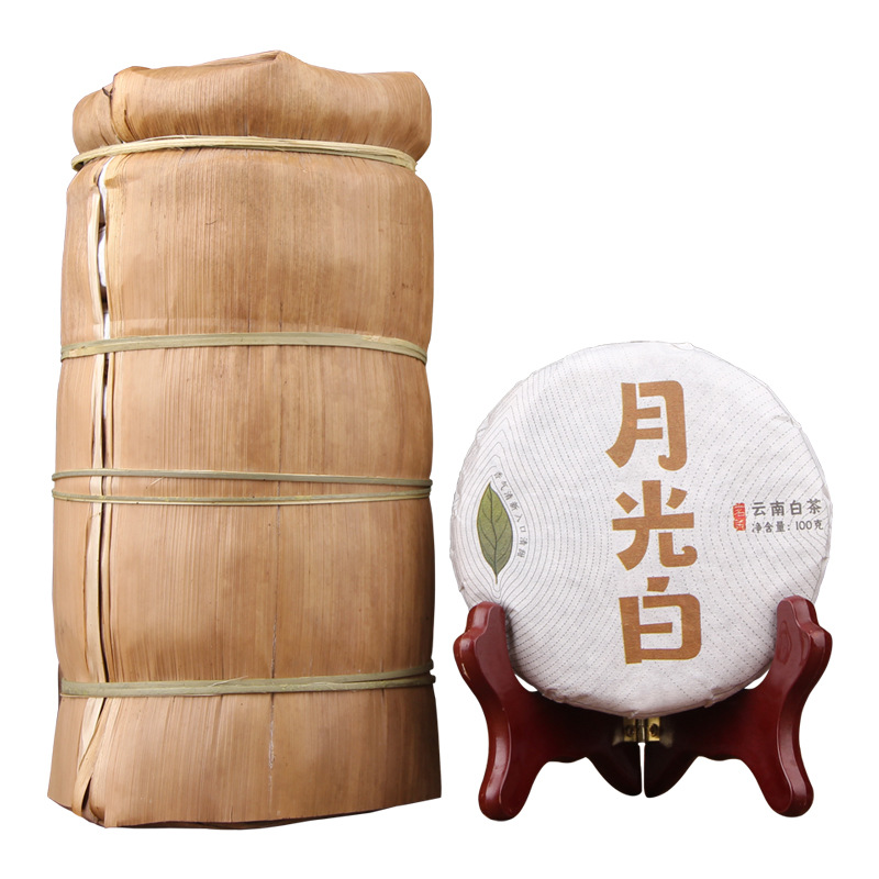 Yunnan White Tea Cake, Large Leaf Ancient Tree Tea, Moonlight Small Cake Tea