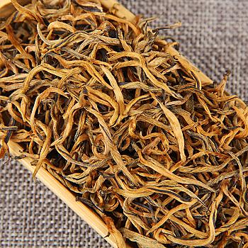 Yunnan Black Tea Superior Golden Silk Single Bud Fine Bud Old Tree Golden Silk Red Yunnan Tea Golden Bud Black Tea Fenqing Ancient Tree