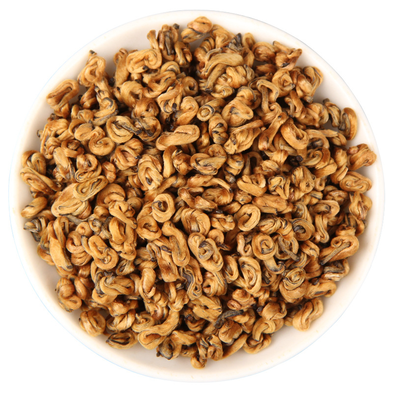 Yunnan Phoenix Qinghong Dianhong Jinluo Single Bud Honey Aroma Golden Bud