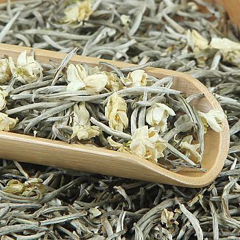 Wholesale New Tea Jasmine White Peony Silver Needle Rich Aroma Top Grade Jasmine Flower Tea Tender Buds Bulk White Peony Tea Leaves 500g