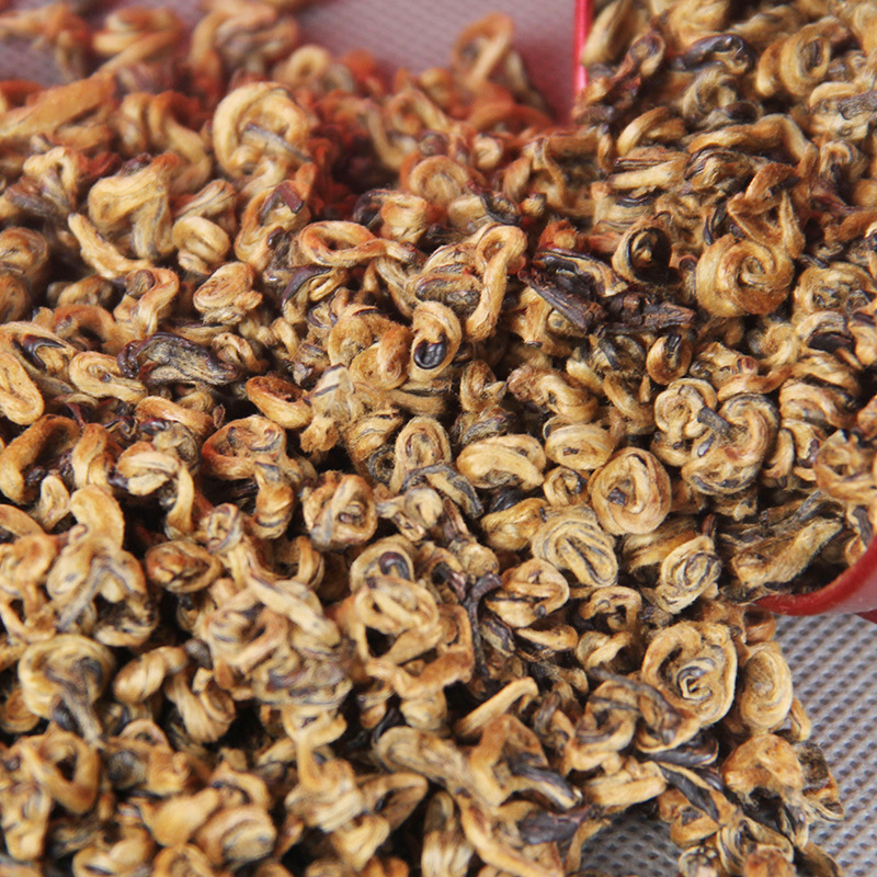 云南红茶茶叶金螺滇红茶春茶单芽礼盒装蜜香回甘360g