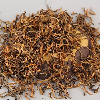 Yunnan Dian Hong Phoenix Qing Red Tea Ancient Tree Golden Bud Broken Red Loose Leaf Dian Hong